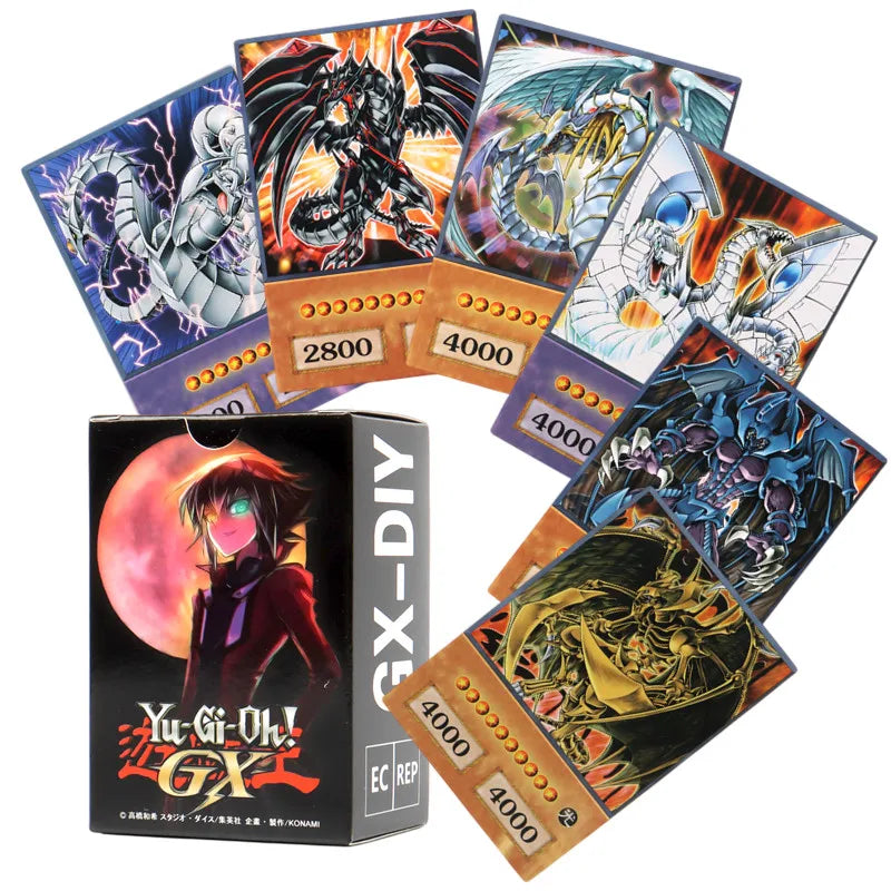 DIY 100PCS Yu-Gi-Oh GX Anime Style Cards E-HERO Yugioh GX Classical Proxy Card Kids Gift DIY 100PCS Yu-Gi-Oh GX Anime Style Cards E-HERO Yugioh GX Classical Proxy Card Kids Gift